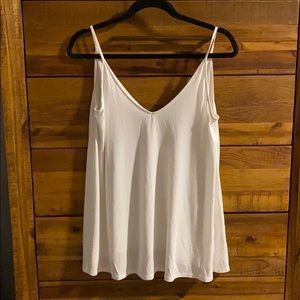 Urban Outfitter Long White Tank Top